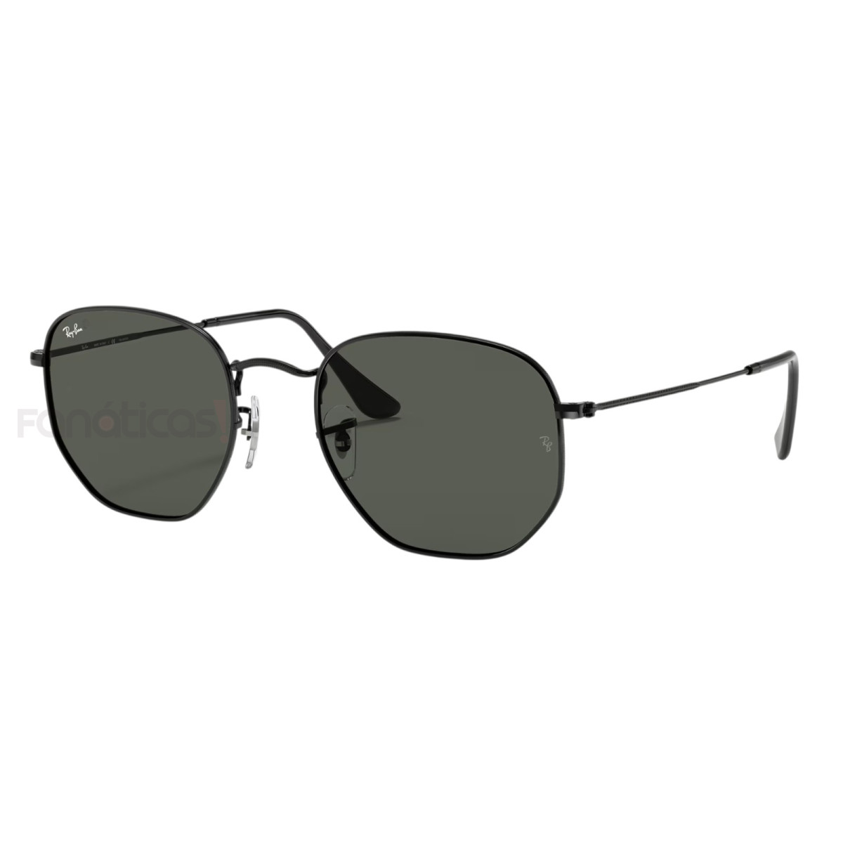 Óculos de Sol Hexagonal Preto e Lente G15 RB3548